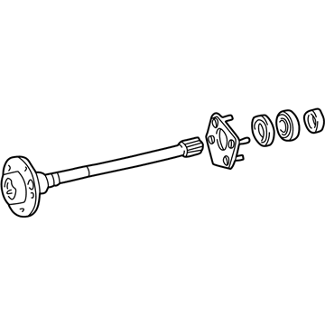 Mopar 5012850AA Axle Shaft Rear Right