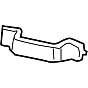 Acura 82495-S9V-A00 Guide, Rear Seat Belt Webbing