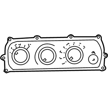 Mopar 4596277AB Air Conditioner And Heater Control