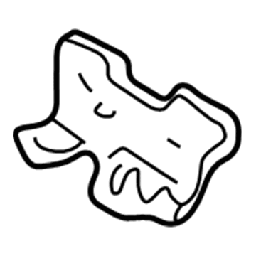 Acura 78516-S84-S61 Plate, Hook