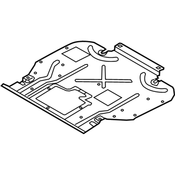 Ford BL3Z-5D032-A Rear Plate