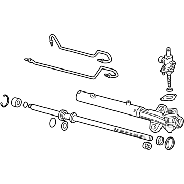 Honda 53601-SHJ-A03 Rack, Power Steering