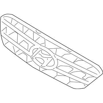 Hyundai 86363-2M000 Pad-Grille Mounting