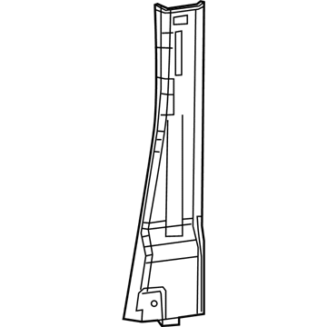 Mopar 5YG91LDMAA Molding-B Pillar Upper