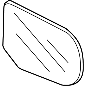 Honda 76253-SNE-A01 Mirror Sub-Assembly, Driver Side (Flat)