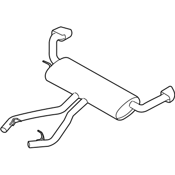 BMW 18-10-7-558-646 Muffler