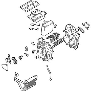 Hyundai 97204-2E001 Heater & Evaporator Assembly