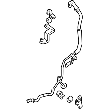 Infiniti 49721-0W001 Hose & Tube Assy-Power Steering