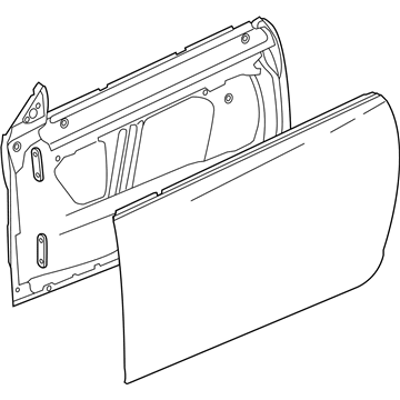 GM 20838060 Door Shell