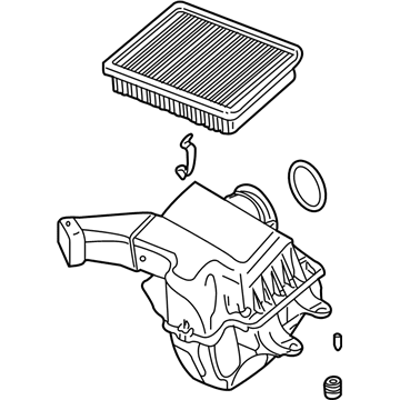 BMW 13-71-7-501-971 Intake Silencer