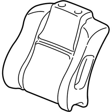 Honda 81522-S9V-A22 Pad, L. FR. Seat-Back