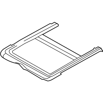 Nissan 91350-ED01A Rail Assy-Sunroof