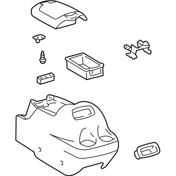Toyota 58910-0C021-B0 Console Assembly