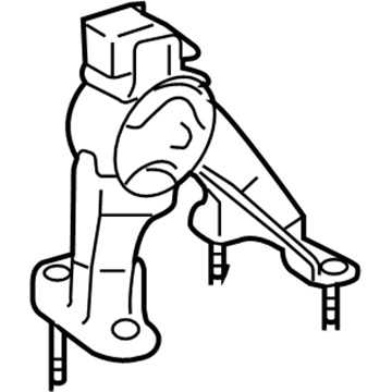 Toyota 12371-28160 Rear Mount Bracket