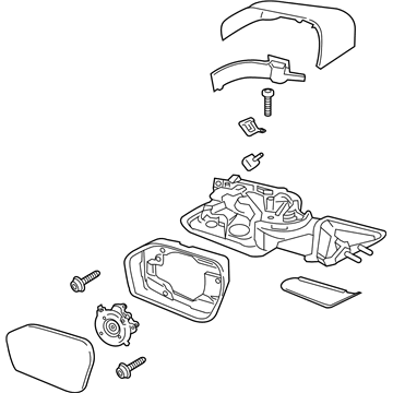 Ford LB5Z-17682-EB Mirror Outside