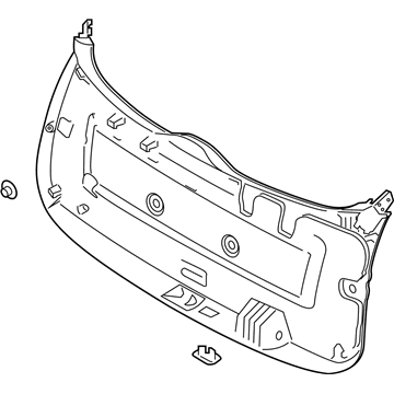 Hyundai 81710-S8000-NNB Trim Assembly-Tail Gate LWR