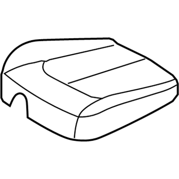 Kia 88160D4020A2F COVERING-FR CUSH, LH