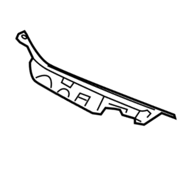 Hyundai 86616-3J010 Bracket-Rear Bumper Side Mounting, RH