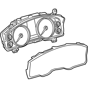 Lexus 83800-6AU83 Meter Assembly, COMBINAT