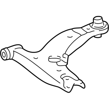 Toyota 48068-02300 Front Suspension Control Arm Sub-Assembly, No.1 Right