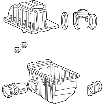 Ford 4L2Z-9600-BE Air Cleaner Assembly