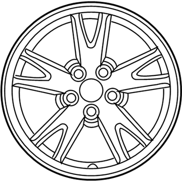 Toyota 42611-47141 Wheel, Alloy