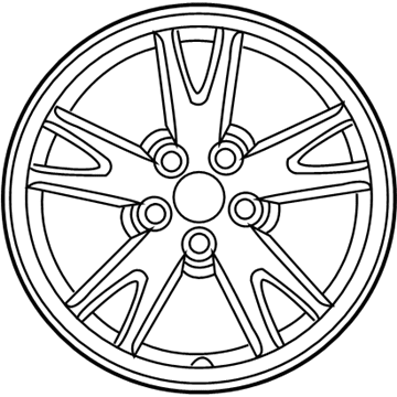 Toyota 42611-47270 Wheel, Alloy