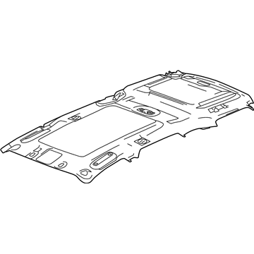 GM 89026722 Panel Asm, Headlining Trim *Light Gray *Gray