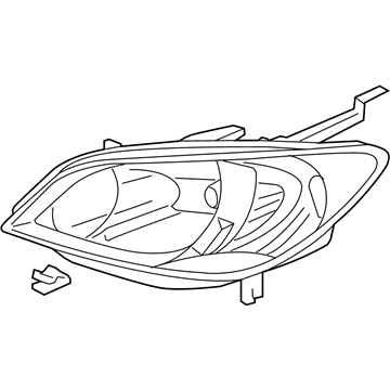 Honda 33151-S5A-A51 Headlight Unit, Driver Side