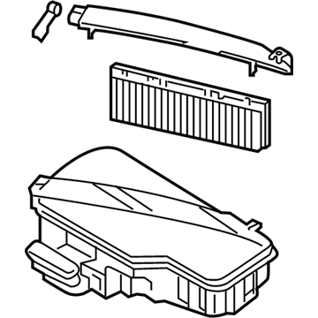 Kia 281203N000 Air Cleaner Assembly-Chamber