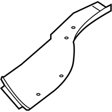 Nissan 74517-6MA0A Extension-Rear Floor, Front LH