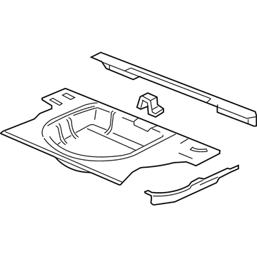 GM 12335383 Panel, Rear Compartment