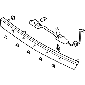 Hyundai 87360-3L150 Garnish Assembly-Back Panel