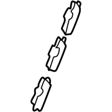 Honda 91520-S5A-003 Clip F, FR. Side Garnish