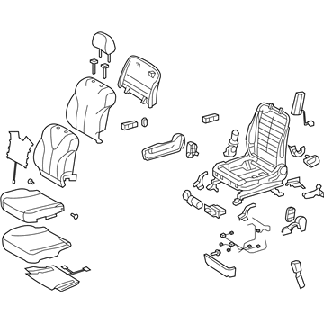 Toyota 71100-06J60-B1 Seat Assembly, Front RH