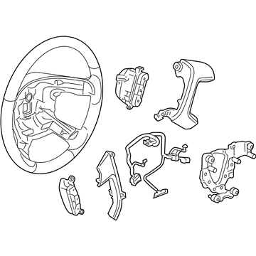 GM 22947784 Steering Wheel Assembly *Ebony