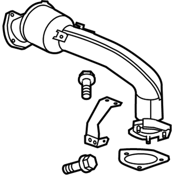 GM 55567833 Converter & Pipe