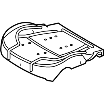 Ford AG1Z-54632A23-E Seat Cushion Pad