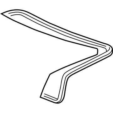 Honda 74865-S84-A01 Weatherstrip, Trunk Lid