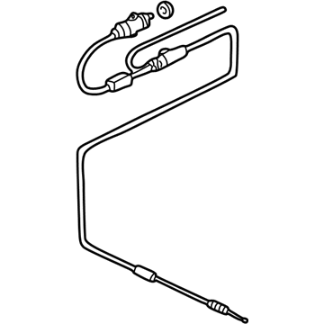 Honda 74880-S84-A01 Cable, Trunk & Fuel Lid Opener