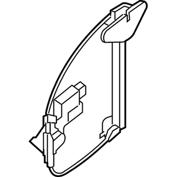 Nissan 79701-9FG0A Regulator Assy-Back Window