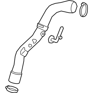 Ford HP5Z-6F073-A Outlet Hose