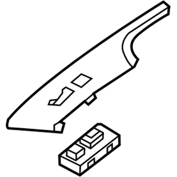 Hyundai 93575-3V005-RY Power Window Sub-Switch Assembly