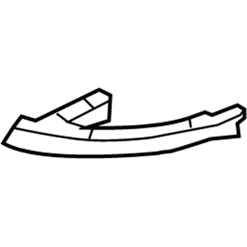 Honda 71190-SNA-A00 Beam, L. FR. Bumper (Upper)