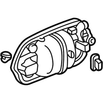 Honda 72640-S0X-A01 Handle Assembly, Right Rear Door (Outer)