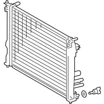 Lexus 16400-F0021 Radiator Assembly Compatible