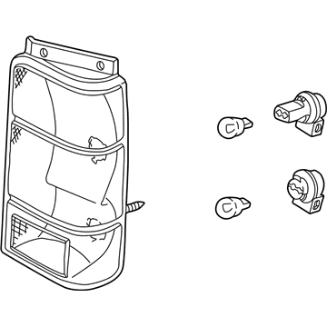 Ford F67Z-13404-AA Combo Lamp Assembly