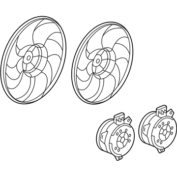 GM 84000791 Fan & Motor