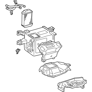 Toyota 87150-08020 Radiator Assy, Heater