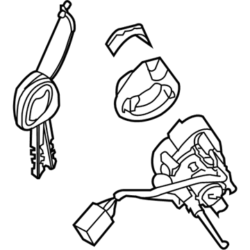 Kia 819001DA01 Ignition Lock Cylinder